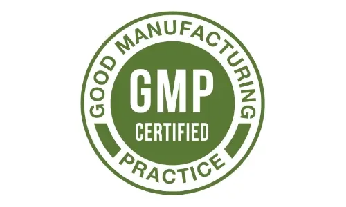 GMP-Certified Facility badge