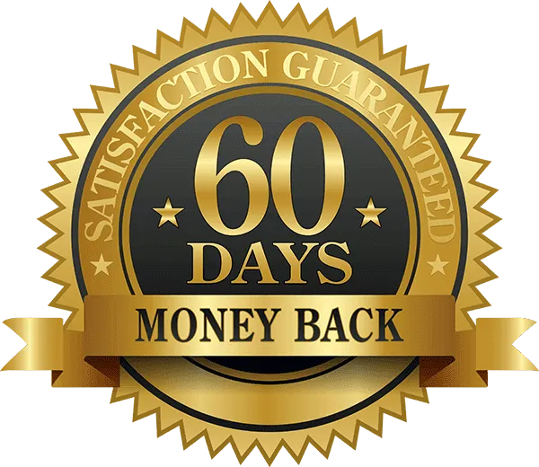 60 day money back guarantee badge